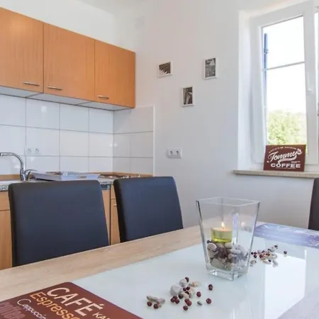 Holiday home Villablu2 Doppelhaushaelfte Fantastic Seaview, Pool Zagorje