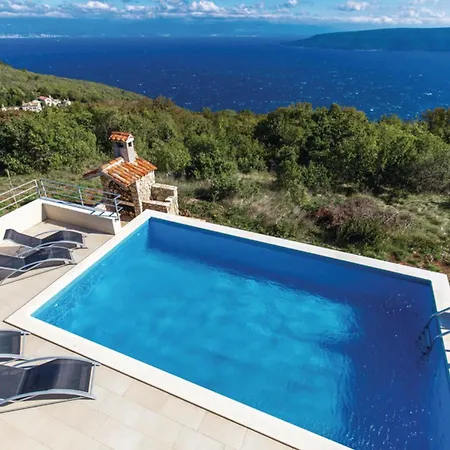 Villablu2 Doppelhaushaelfte Fantastic Seaview, Pool Holiday home Zagorje