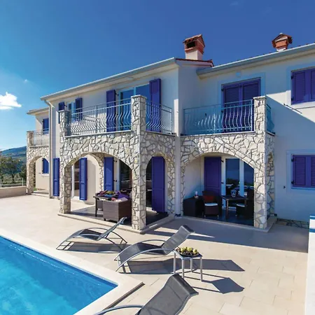 Holiday home Villablu2 Doppelhaushaelfte Fantastic Seaview, Pool *